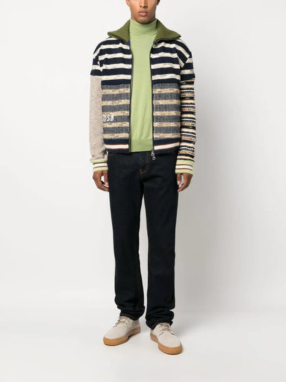 Roll-Neck Virgin-Wool Jumper