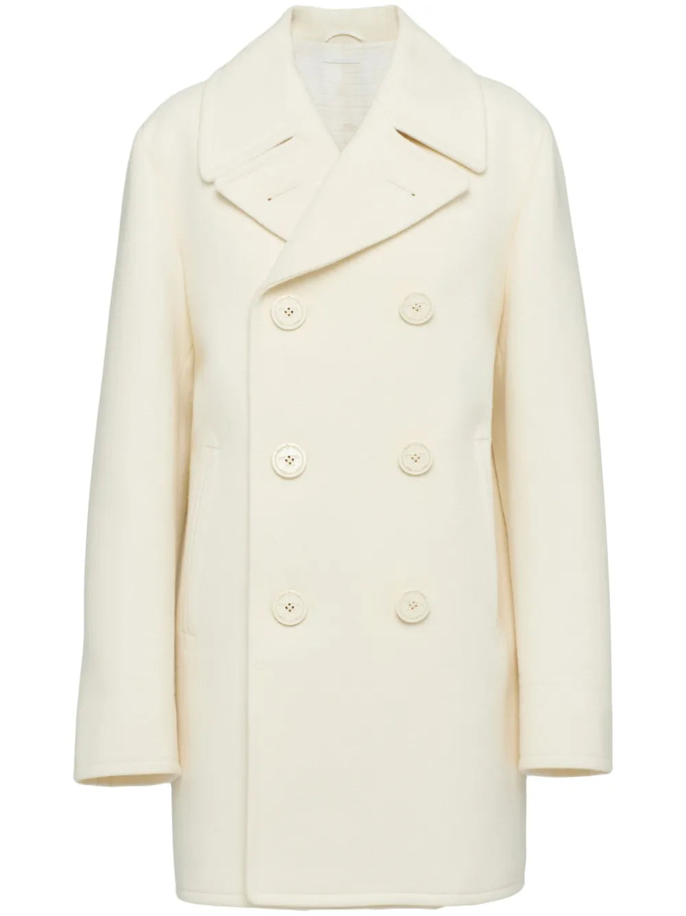 Double-Breasted Wool Peacoat