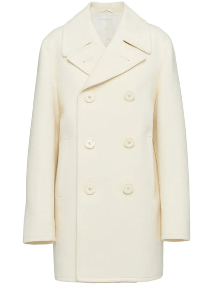 Double-Breasted Wool Peacoat