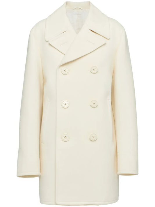 Double-Breasted Wool Peacoat
