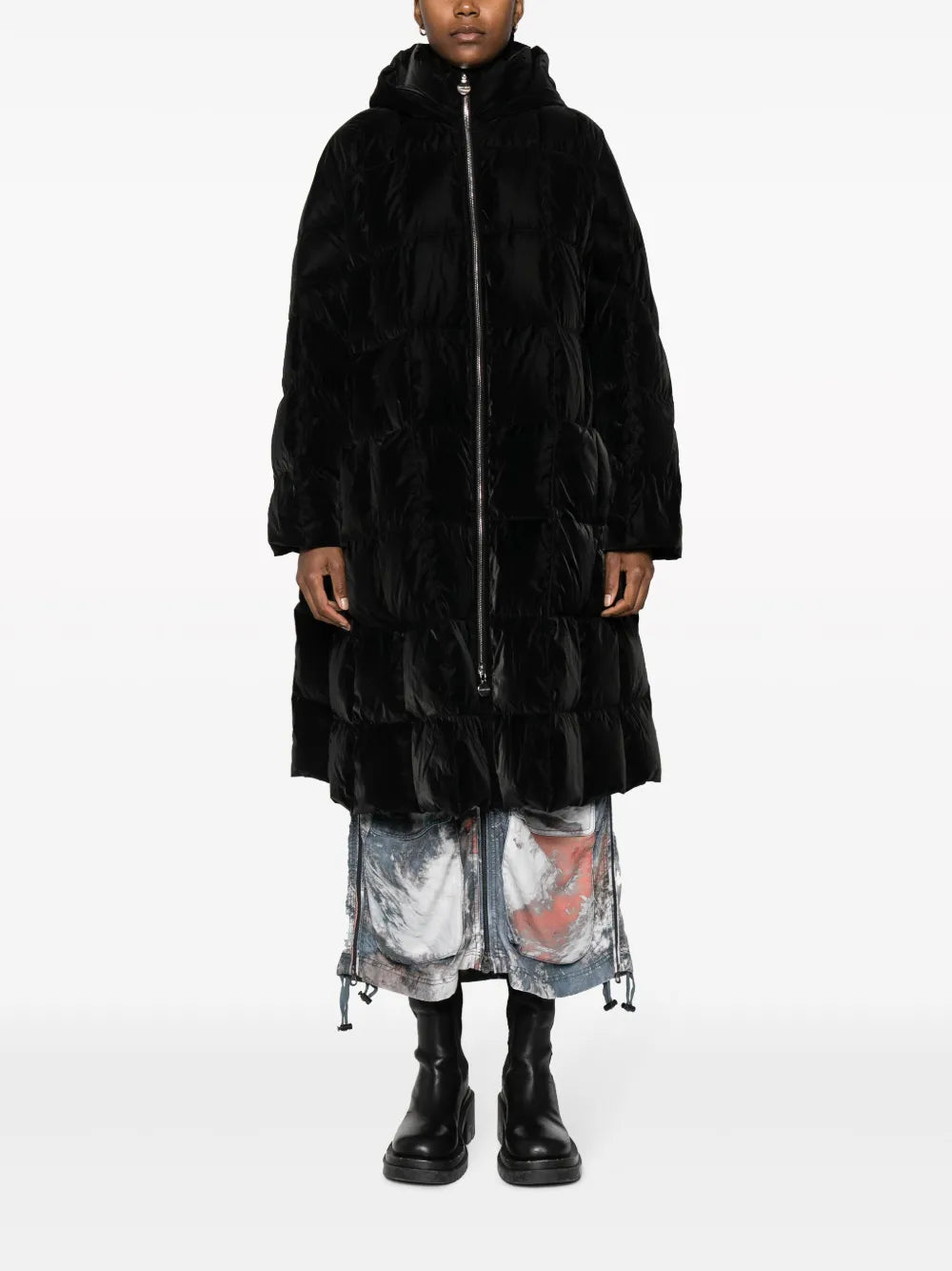 Pyramide Hooded Padded Coat