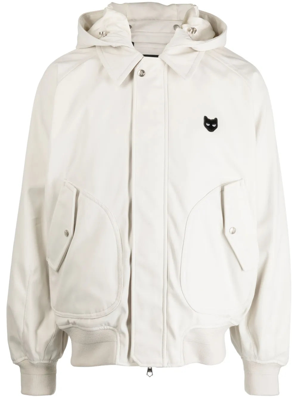 Panther-Patch Hooded Jacket