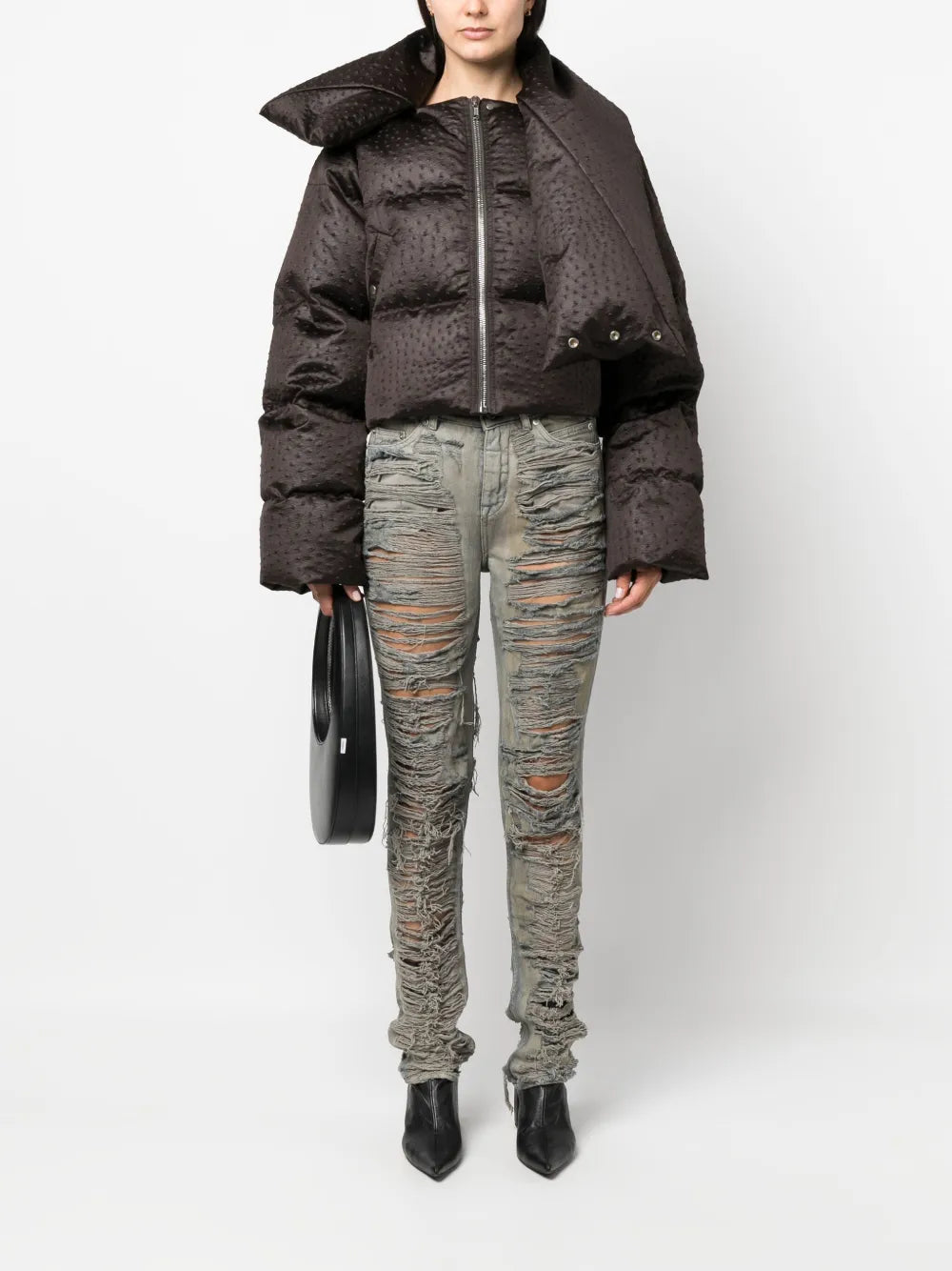 Funnel-Neck Puffer Jacket