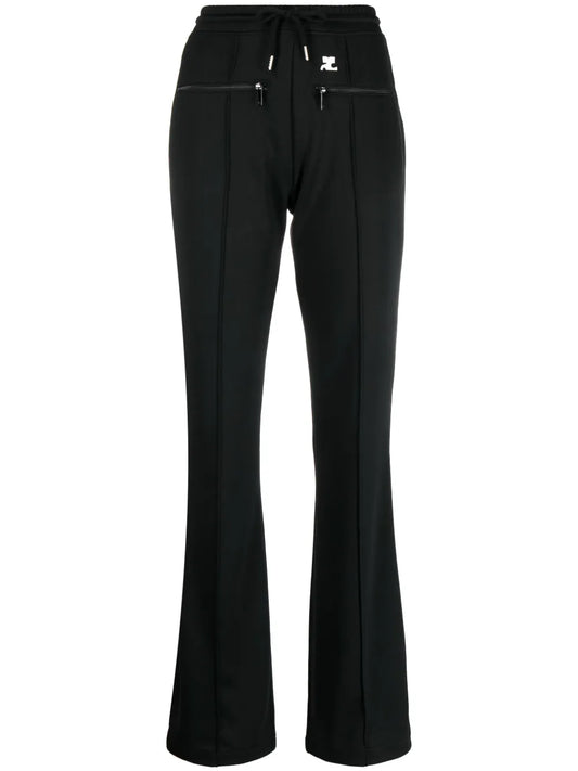 Interlock Flared Trousers
