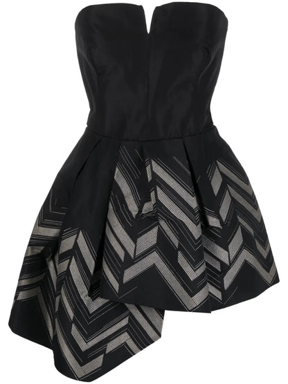 Corset-Style Asymmetric Blouse