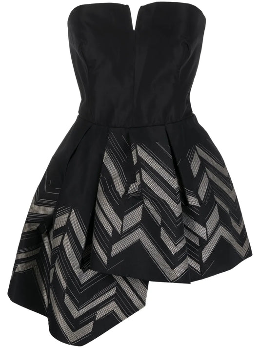Corset-Style Asymmetric Blouse