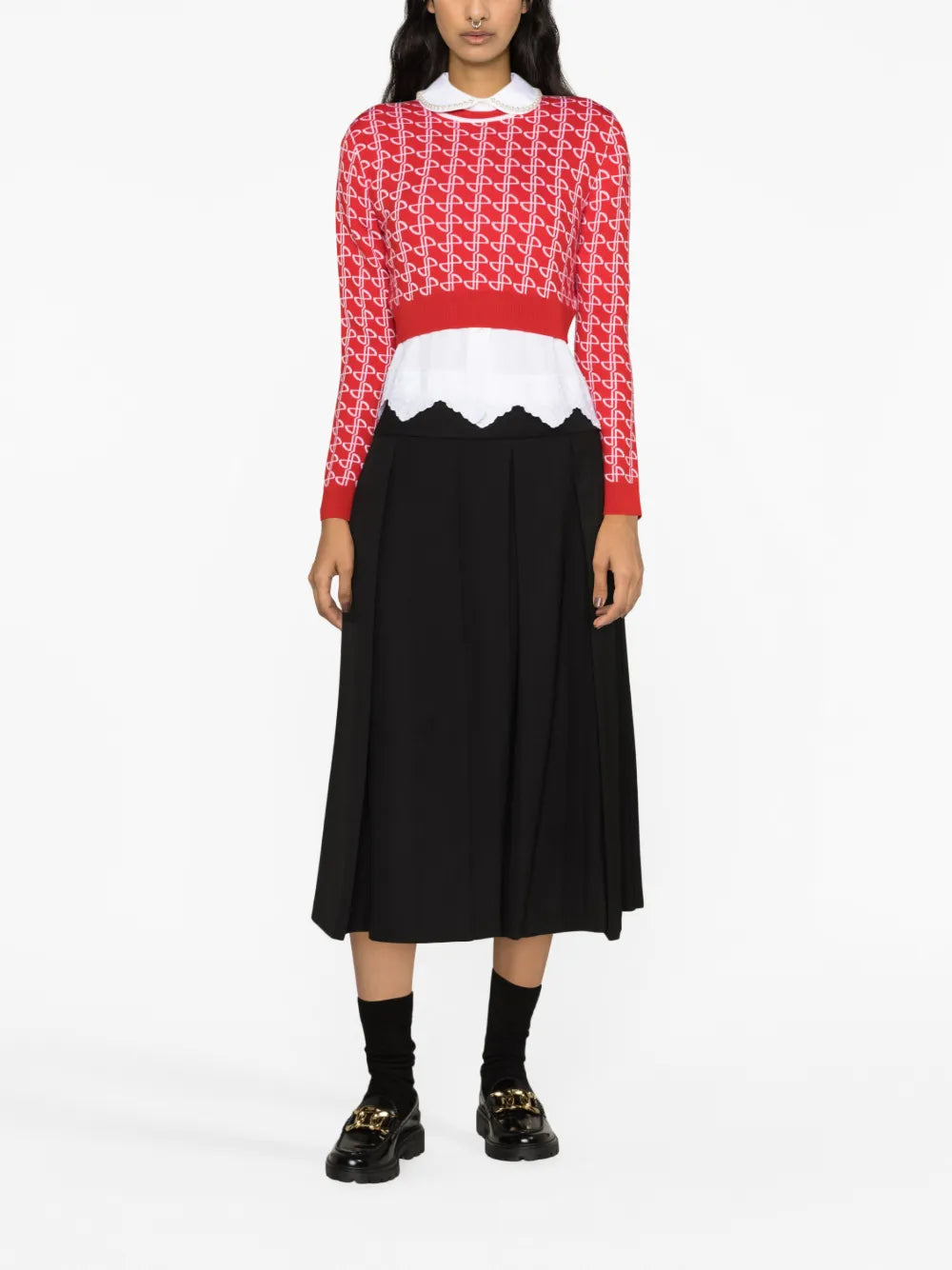 A-Line Midi Skirt