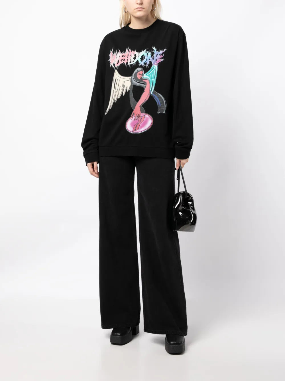 Graphic-Print Cotton Sweatshirt