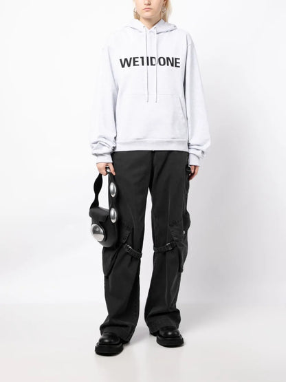 Logo-Print Drawstring Hoodie