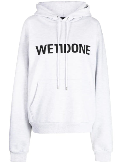 Logo-Print Drawstring Hoodie