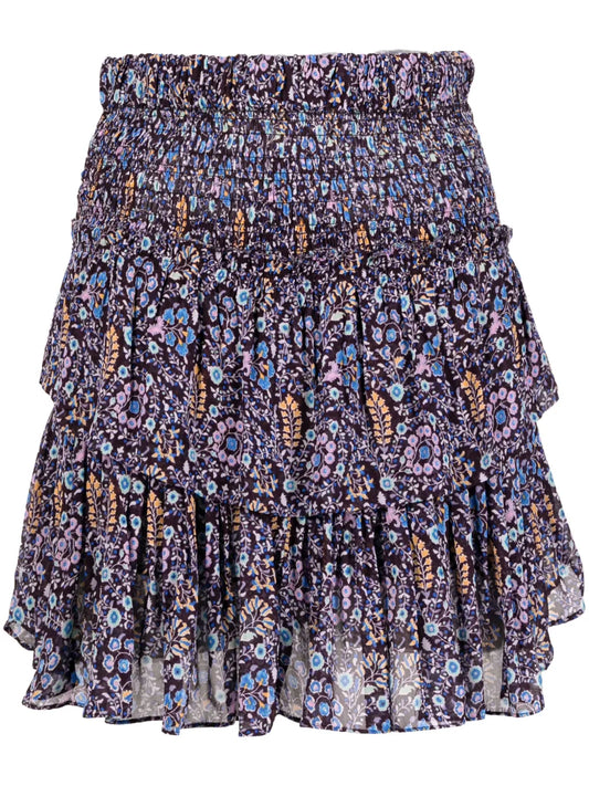 Hilari Floral-Print Mini Skirt