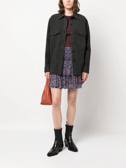 Hilari Floral-Print Mini Skirt