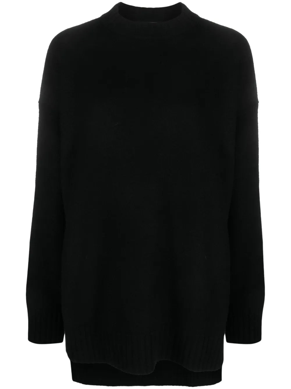 Long-Sleeve Crew-Neck Wool Jumper