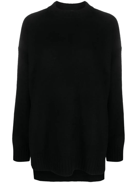 Long-Sleeve Crew-Neck Wool Jumper