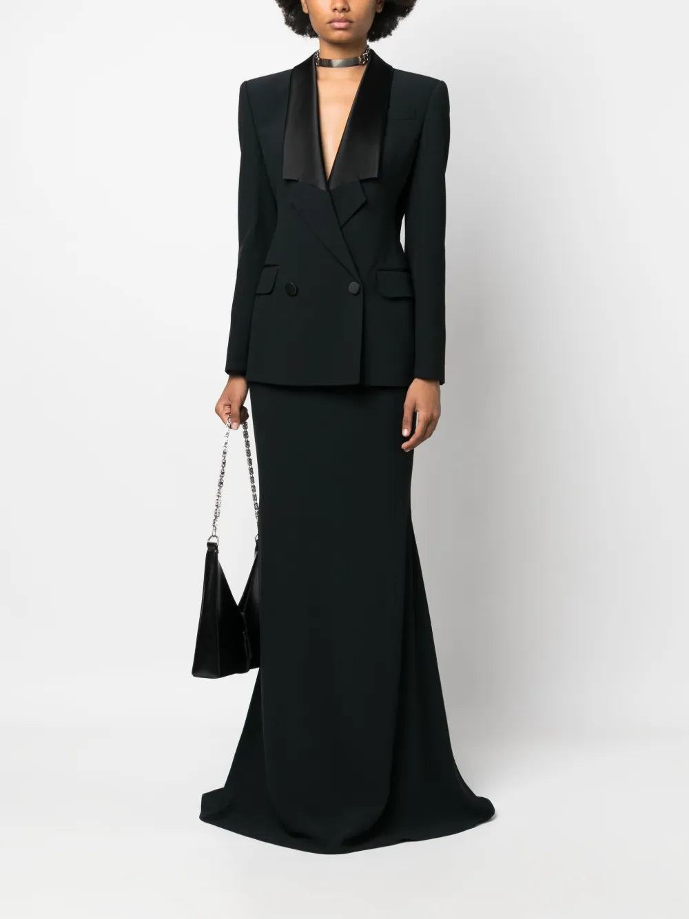 Single-Breasted Tailored Jacket