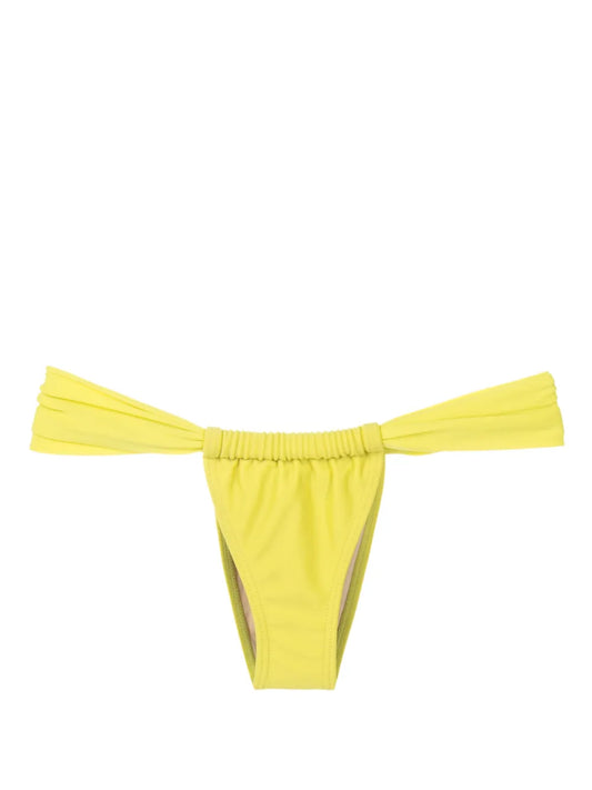 Gathered Low-Waisted Bikini Bottoms