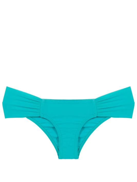 Gathered Low-Waisted Bikini Bottoms