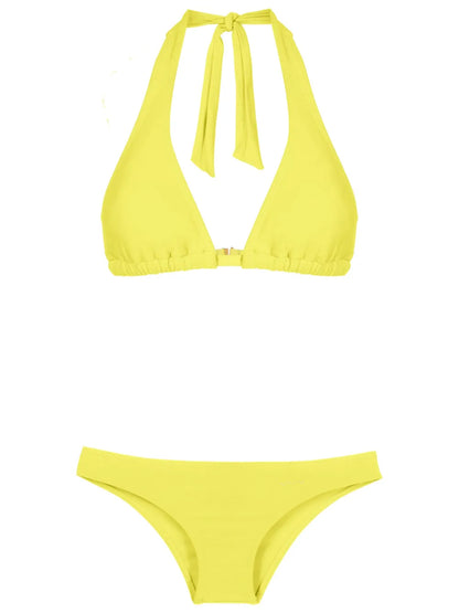 Halterneck Triangle Bikini