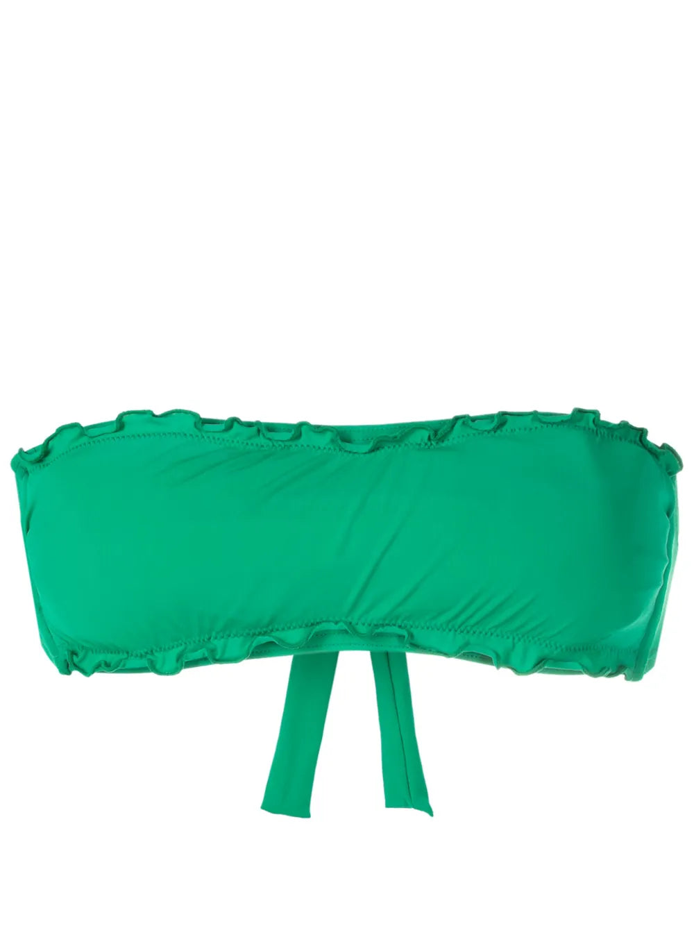 Ruffled Strapless Bikini Top