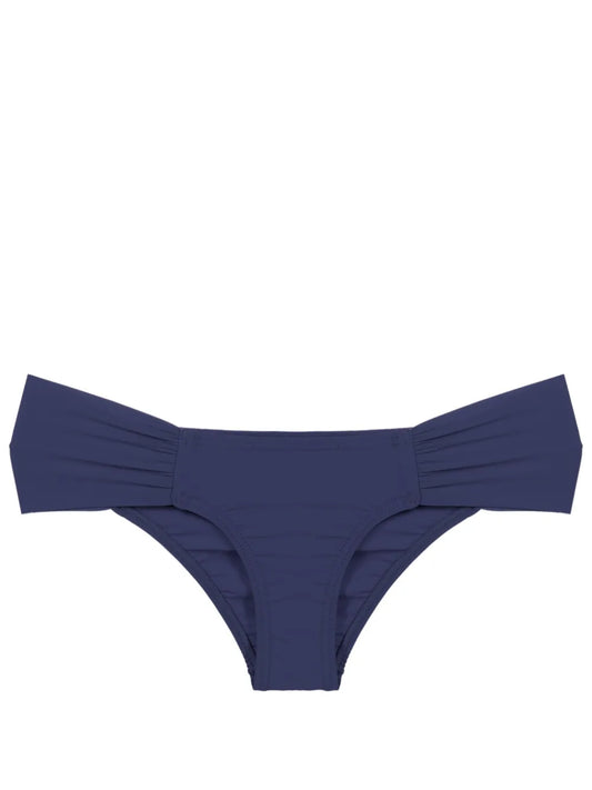 Gathered Low-Waisted Bikini Bottoms