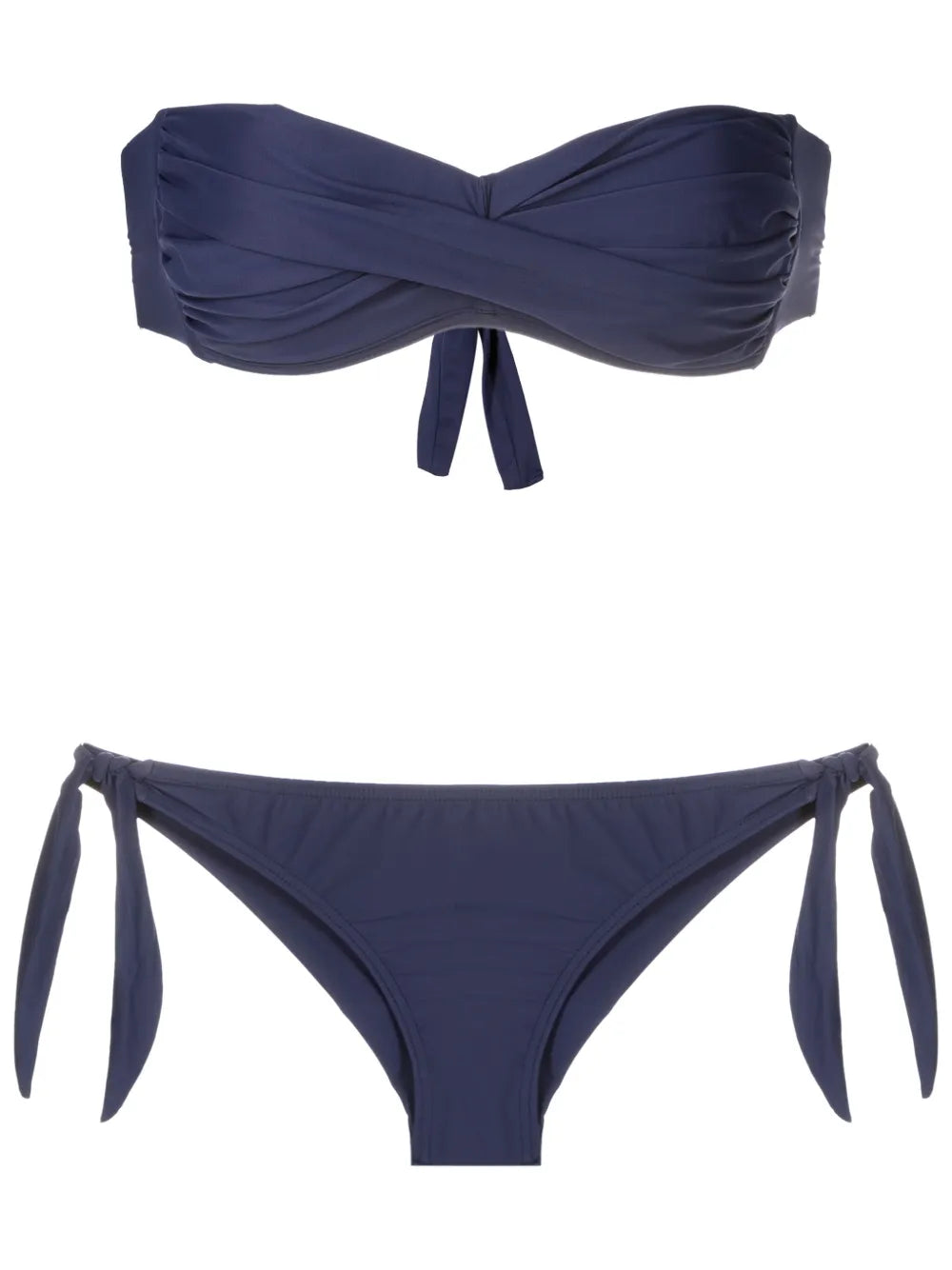 Twisted Bandeau Strapless Bikini