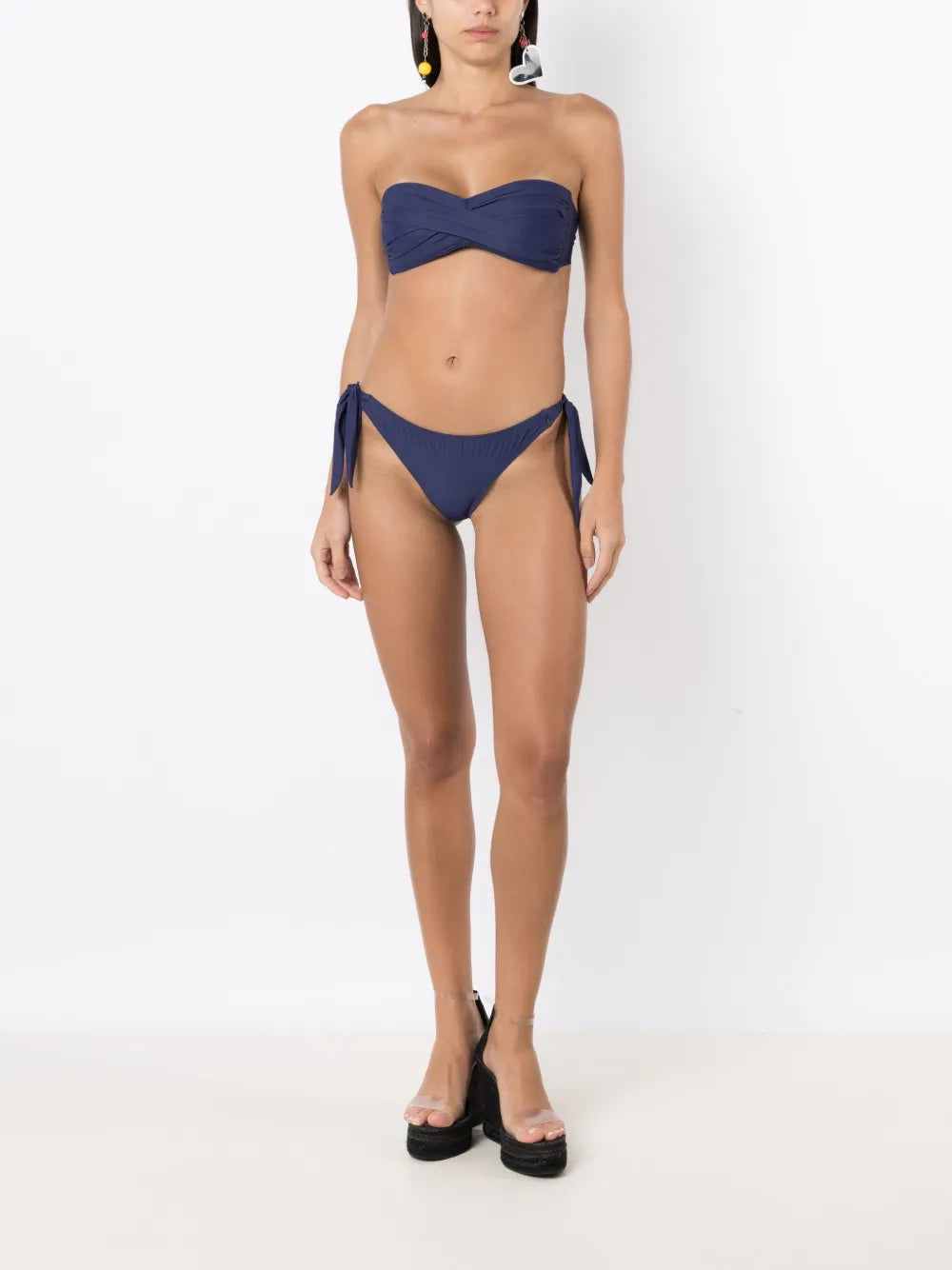 Twisted Bandeau Strapless Bikini