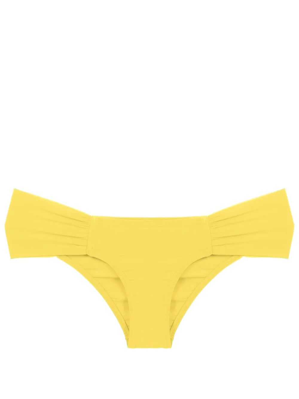 Gathered Low-Waisted Bikini Bottoms