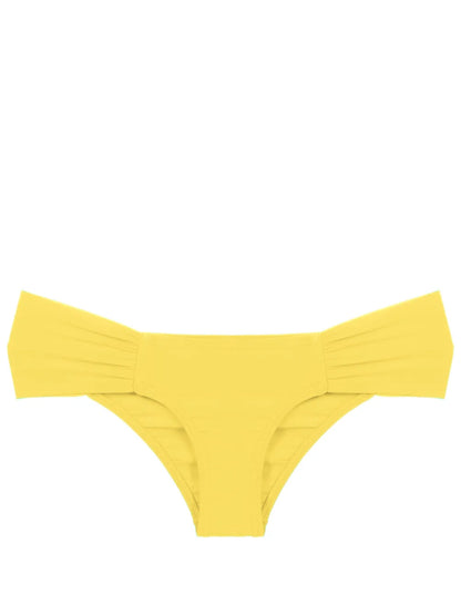 Gathered Low-Waisted Bikini Bottoms