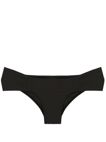 Gathered Low-Waisted Bikini Bottoms