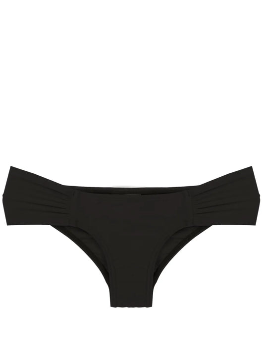 Gathered Low-Waisted Bikini Bottoms