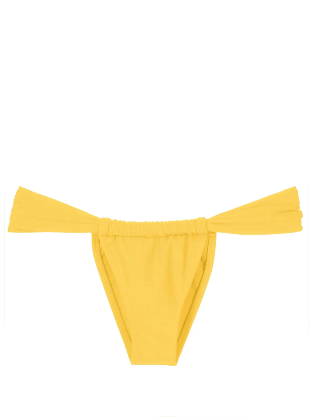 Gathered Low-Waisted Bikini Bottoms