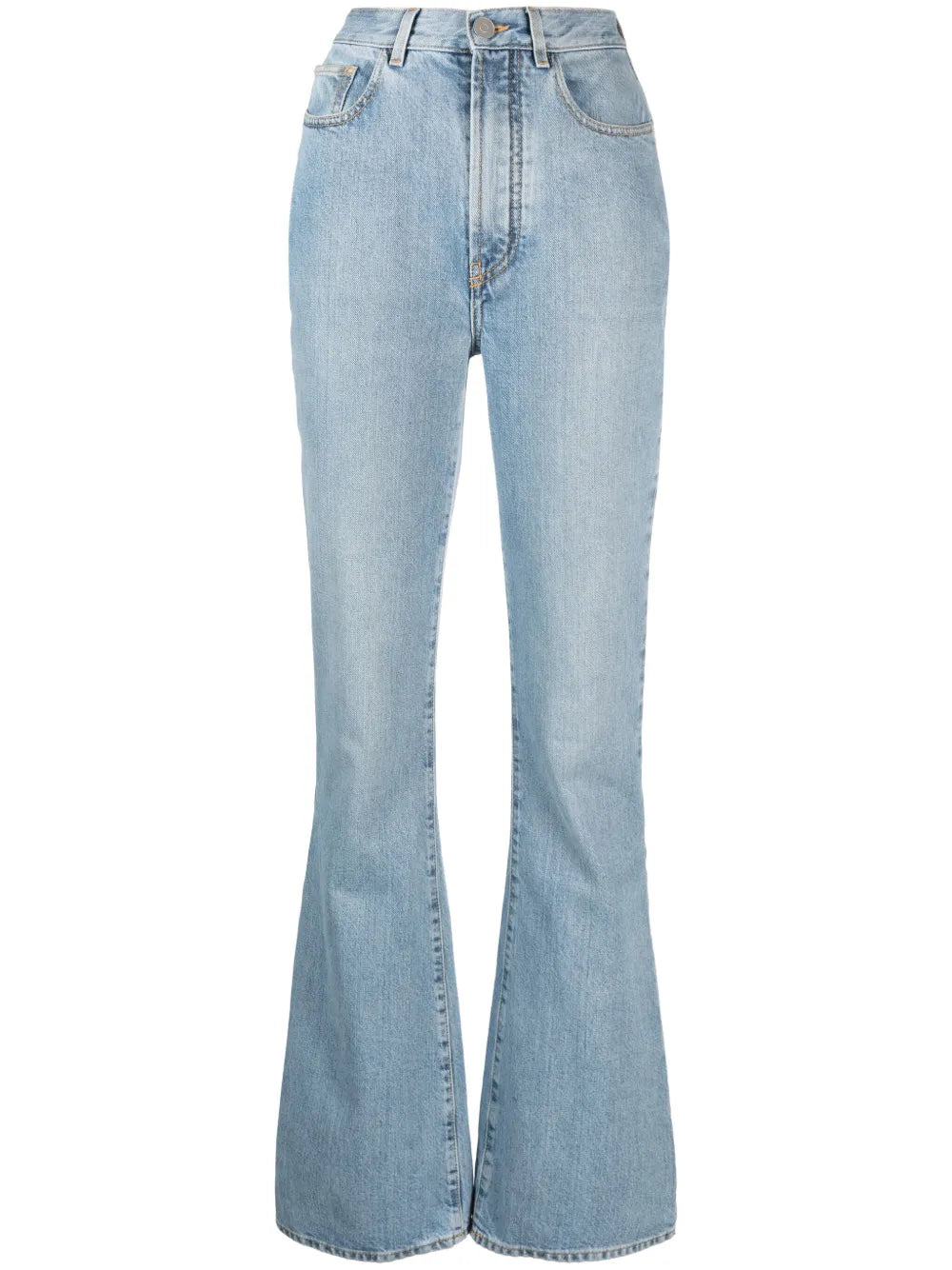 High-Waisted Flared Jeans