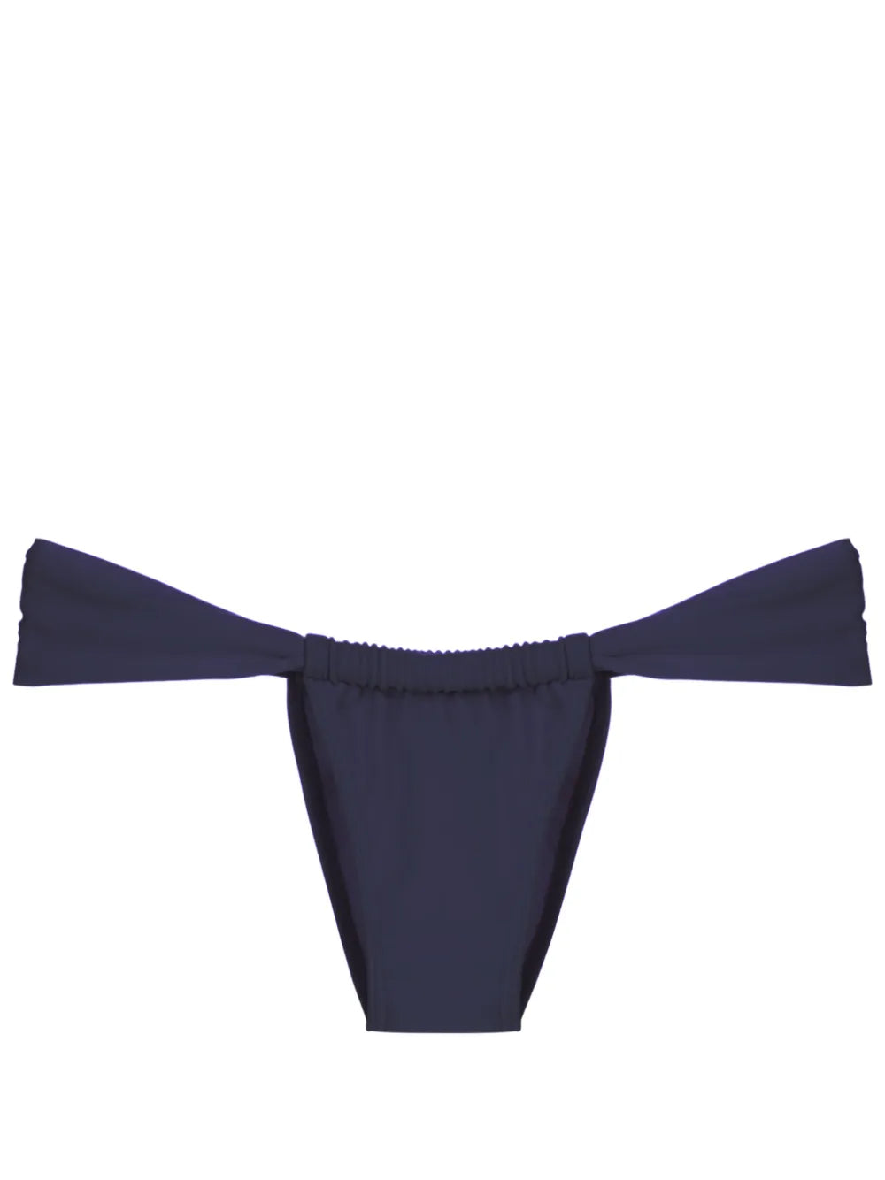 Gathered Low-Waisted Bikini Bottoms