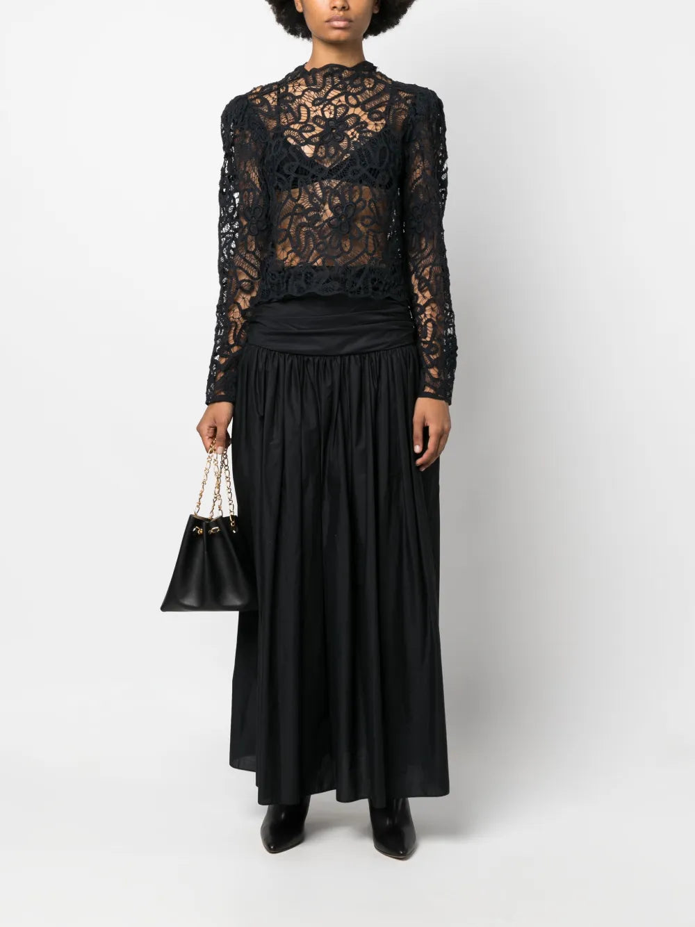 Neline Lace Long-Sleeve Top