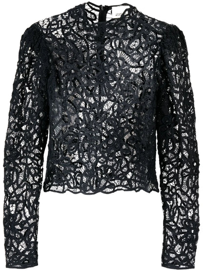 Neline Lace Long-Sleeve Top