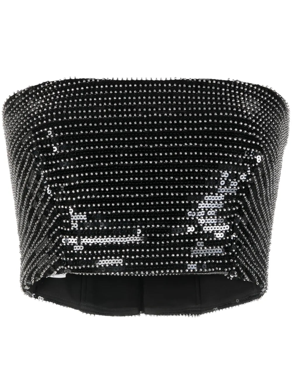Sequined Cropped Top