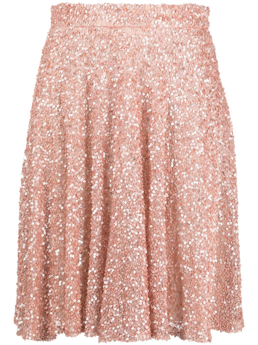 Sequined High-Waist Miniskirt