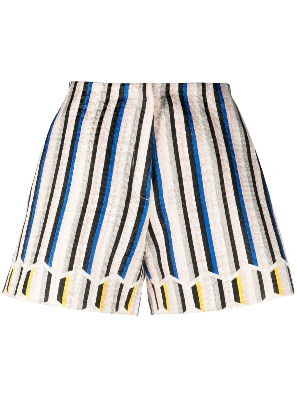 Striped Jacquard Shorts
