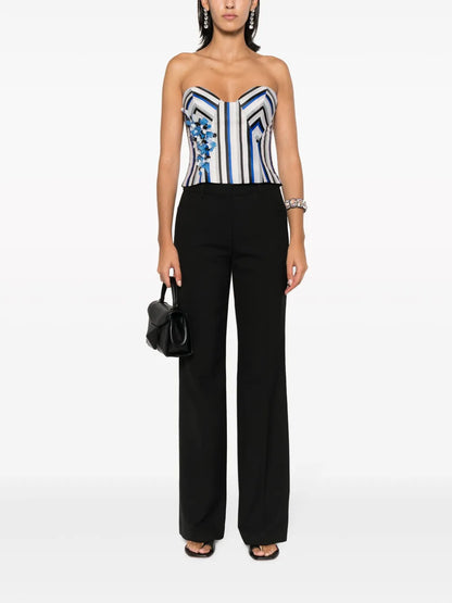 Off-Shoulder Striped Top