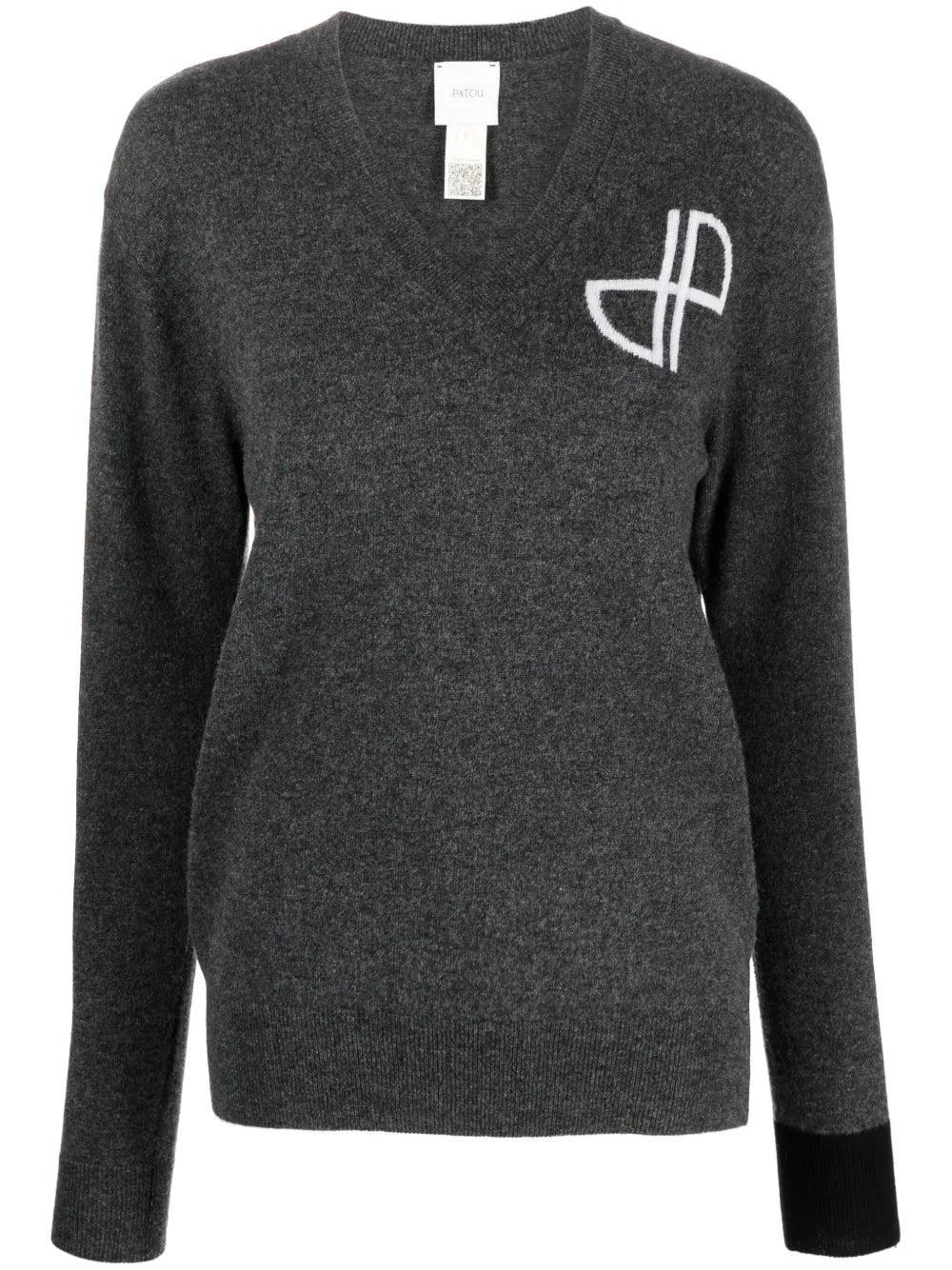 Logo-Intarsia Merino-Wool Jumper