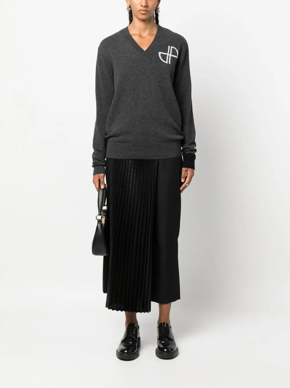 Logo-Intarsia Merino-Wool Jumper