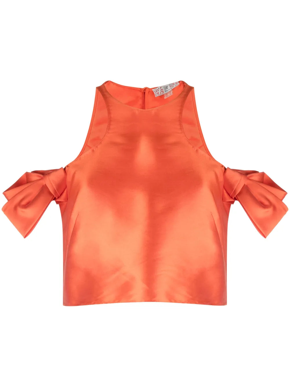 Cold-Shoulder Cropped Top