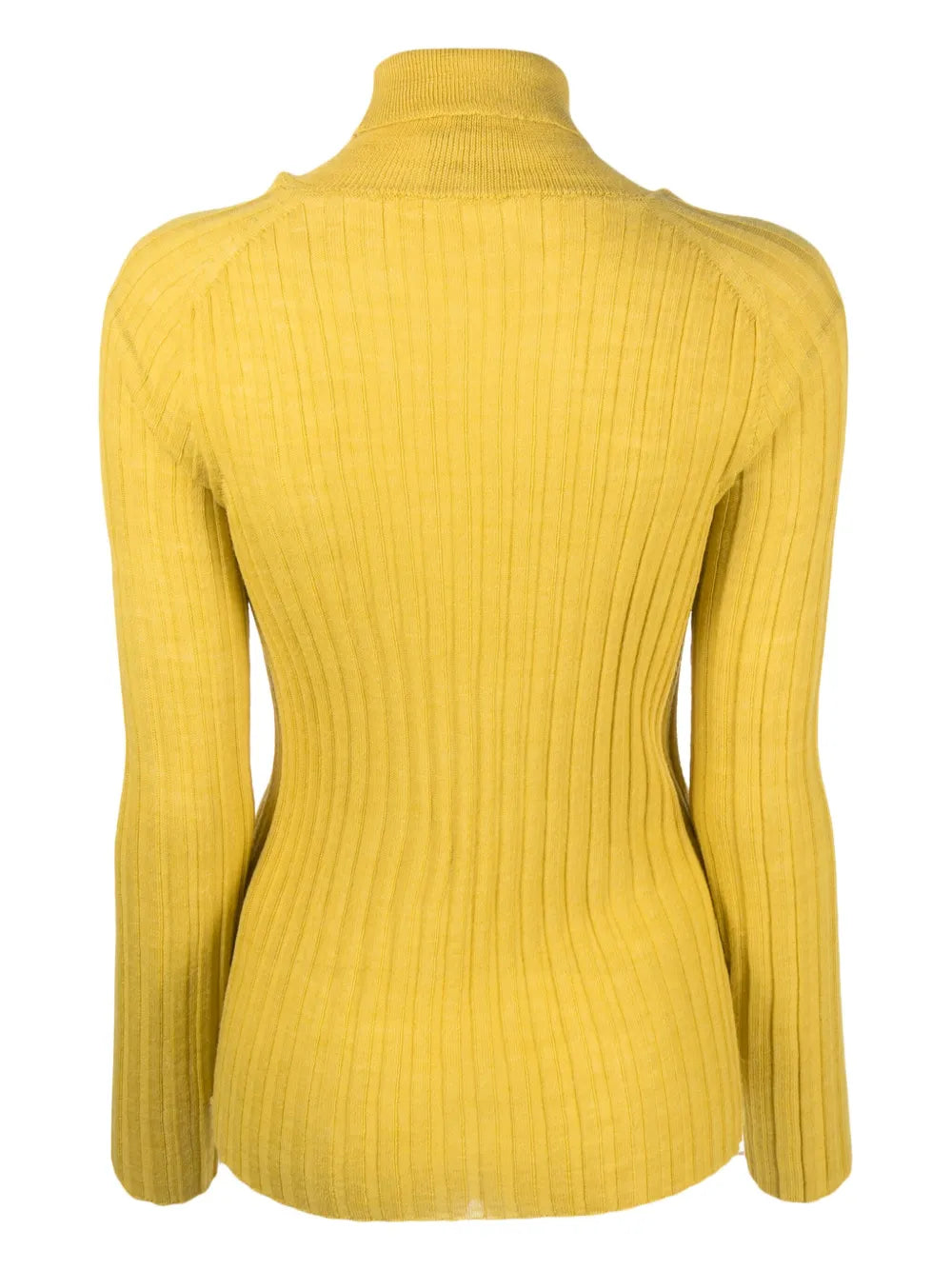 Roll-Neck Ribbed Jumper