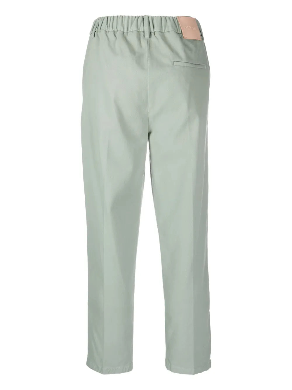 Straight-Leg Cotton Trousers