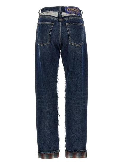 Yoke-Detail Jeans