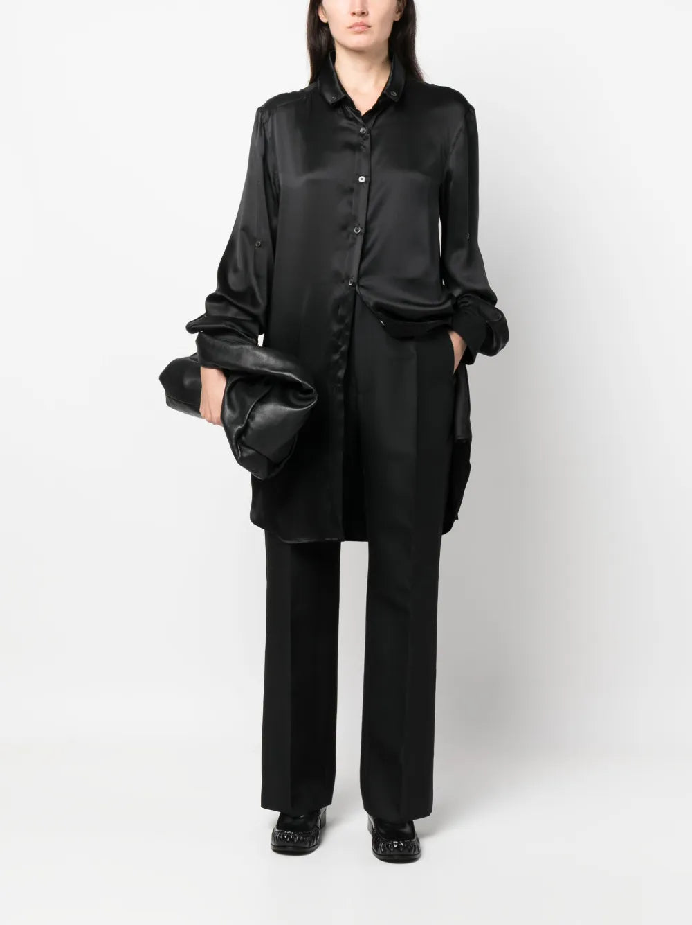 Straight-Leg Tailored Trousers