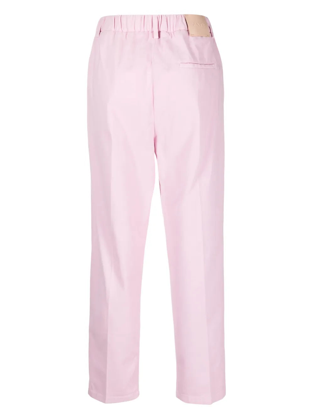 Straight-Leg Cotton Trousers