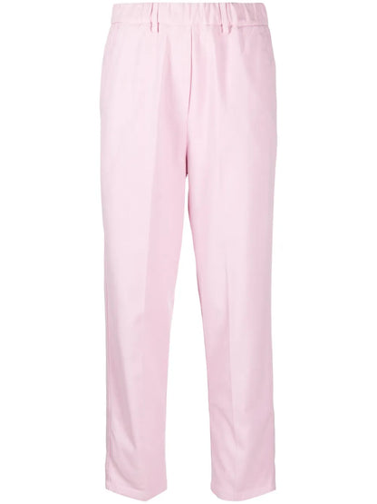 Straight-Leg Cotton Trousers
