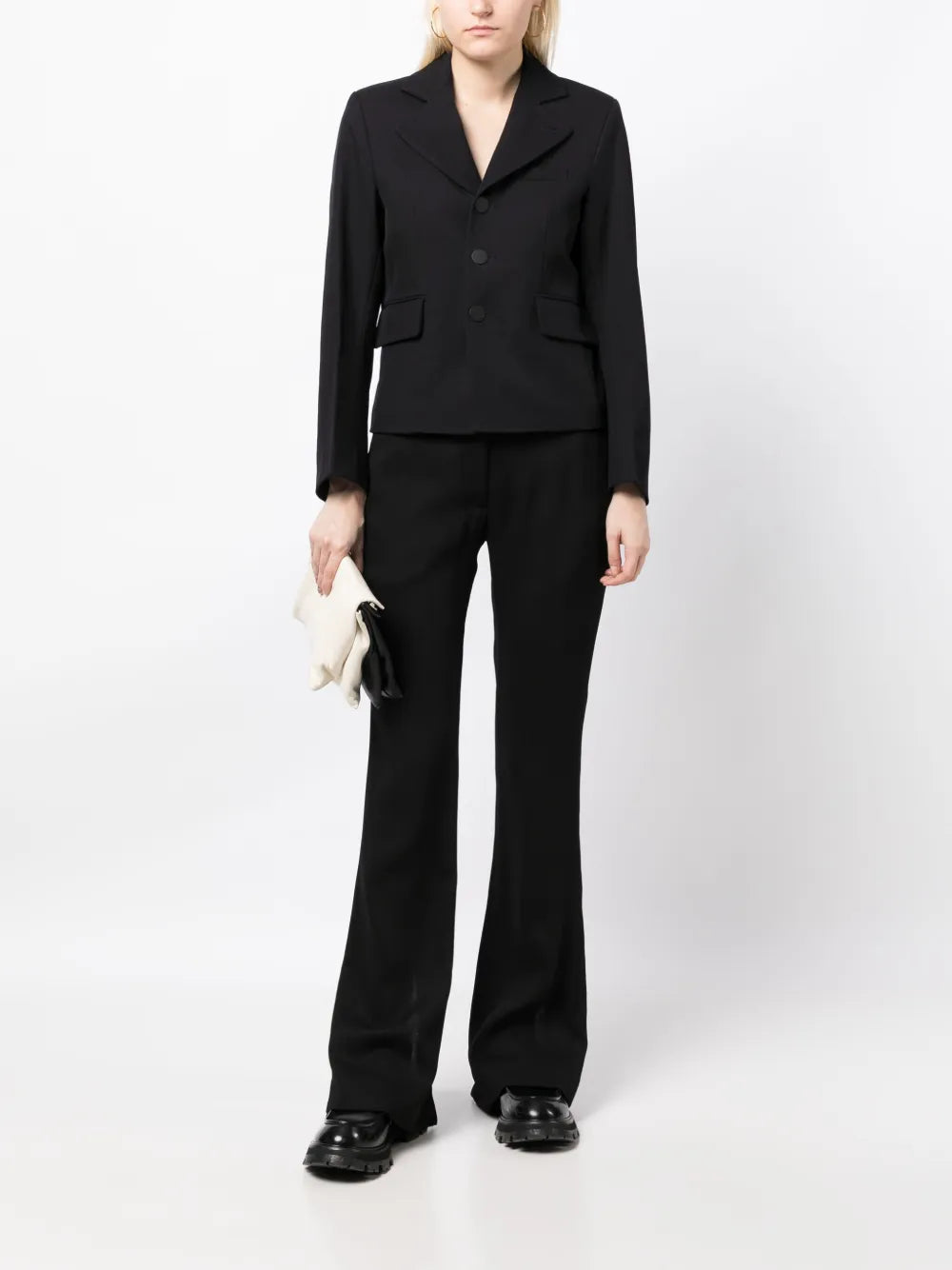 Single-Breasted Wool Blazer