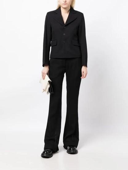 Single-Breasted Wool Blazer